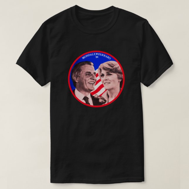 Camiseta Walter Mondale Geraldine Ferrero  (Diseño del anverso)