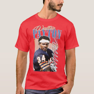 Camiseta Walter Payton, estética retro 80