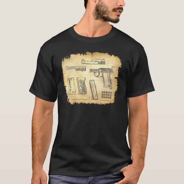 Camiseta Walther P38 (Anverso)