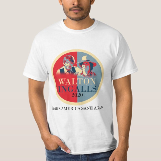 Camiseta Walton/Ingalls 2020 - haga América sana otra vez (Anverso)