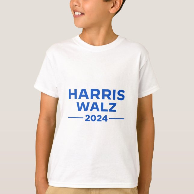 Camiseta Walz 2024 Bandera estadounidense Kamala Harris (Anverso)