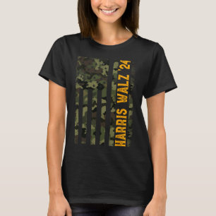 Camiseta Walz 2024 Elecciones presidenciales Kamala Camo Ba