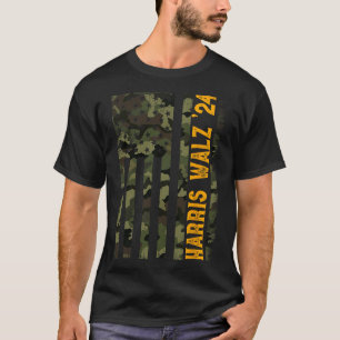 Camiseta Walz 2024 Elecciones presidenciales Kamala Camo Ba