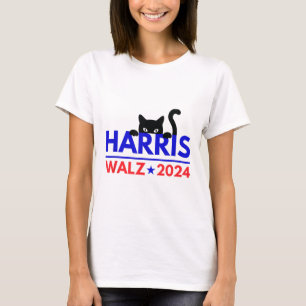 Camiseta Walz 2024 Funny Cat Election Kamala Harris Tim Wal