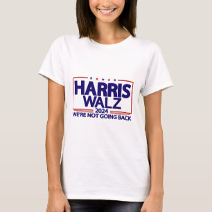 Camiseta Walz 2024 No vamos a regresar Kamala Harris Vp Wa