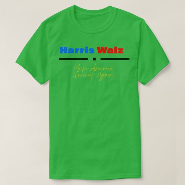 Camiseta Walz 2024 Normal de nuevo (Diseño del anverso)