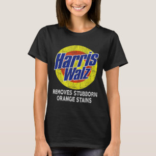 Camiseta Walz 2024 retira a testarudo Naranja Stains Humoro