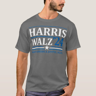 Camiseta Walz Joyful Again 2024 Souvenir de campaña TShirt 