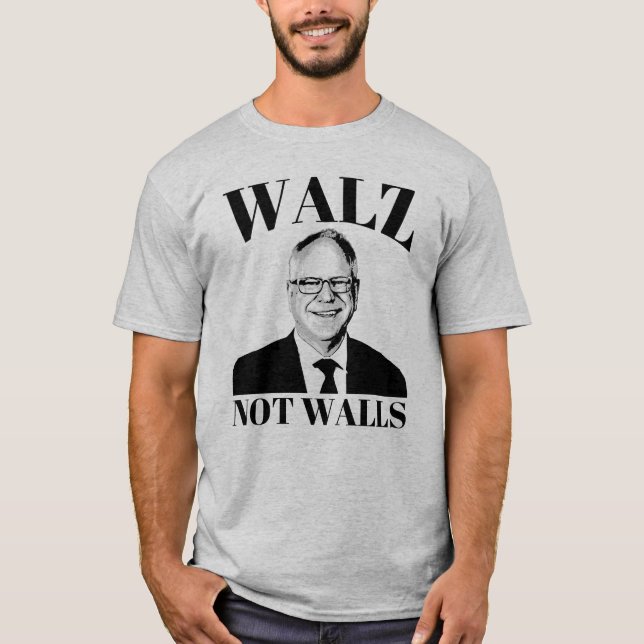 Camiseta Walz not Walls (Anverso)