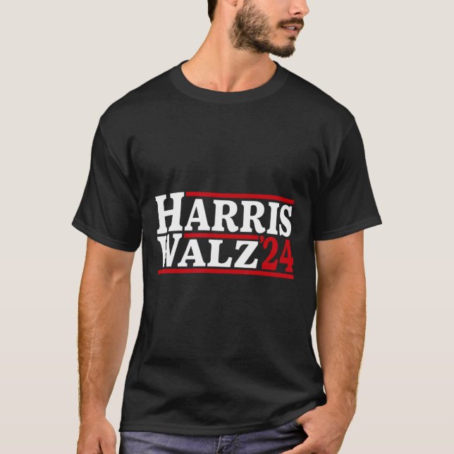 Camiseta WAlzheimer 24 Elecciones Kamala Harris Tim Waltz 2 (Anverso)
