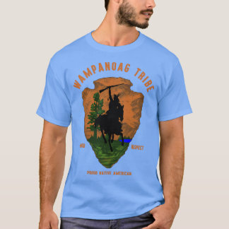 Camiseta Wampanoag Tribe Native American Honor Respect Vint