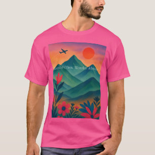 Camiseta Wander A Menudo Maravilla Siempre Aventura De Viaj