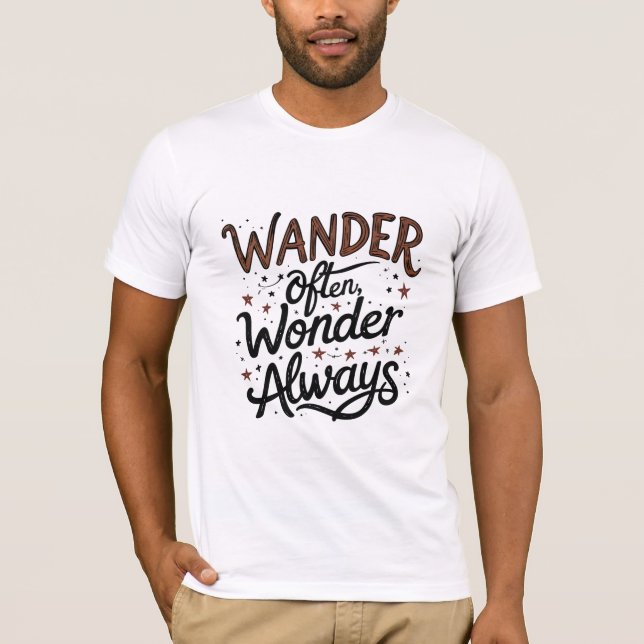 Camiseta Wander A Menudo, Wonder Siempre (Anverso)