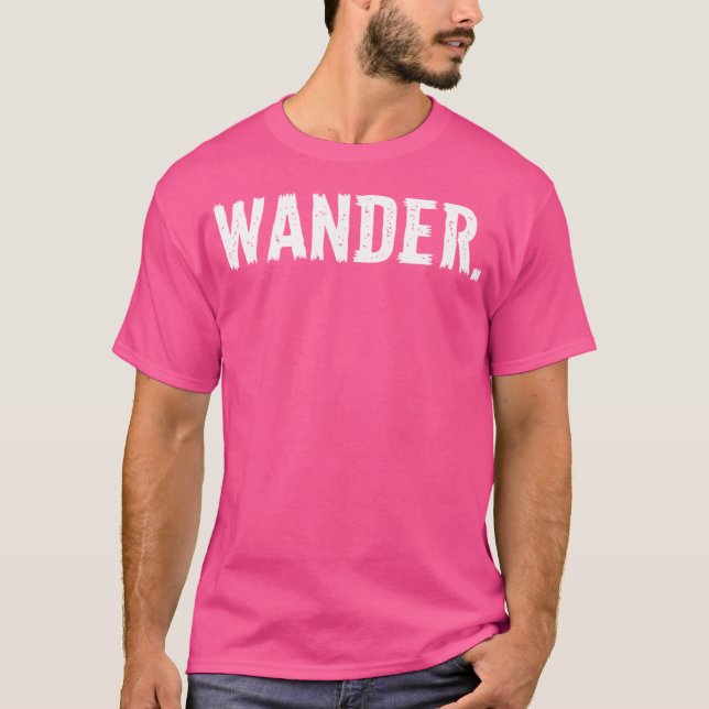 Camiseta Wander Mountains Beach Senderismo Camping Camping  (Anverso)