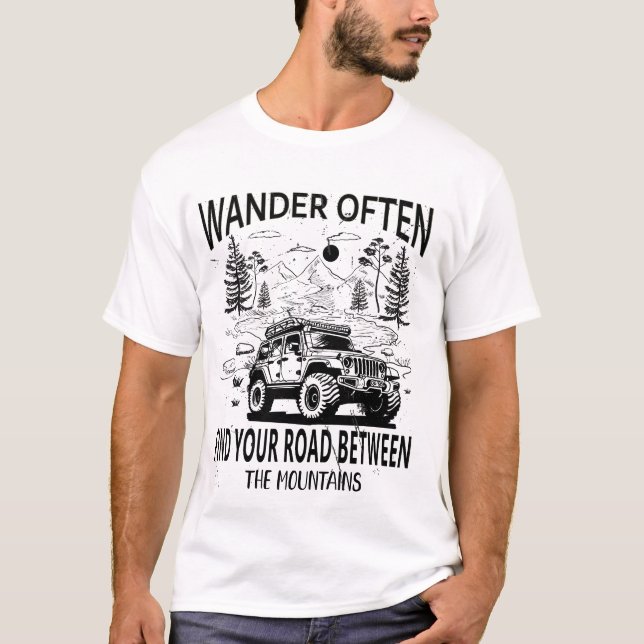 Camiseta Wander Often (Anverso)