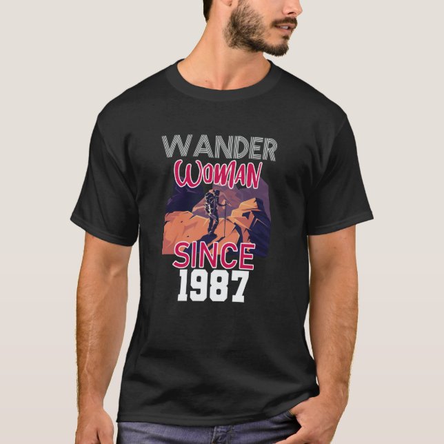 Camiseta Wander woman since 1987 (Anverso)