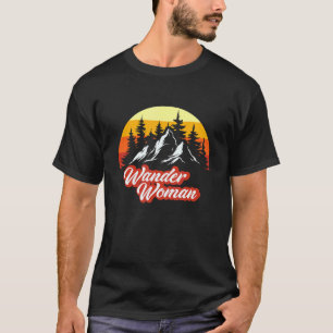 Camiseta Wander Women Camping Senderismo Camper Hiker