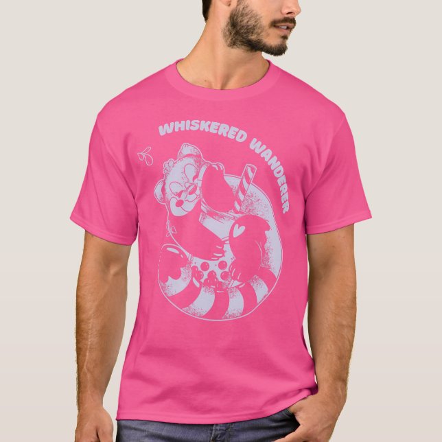 Camiseta Wanderer de Whiskered Cute Funny Skunks presente (Anverso)