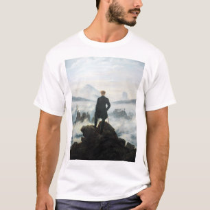 Camiseta Wanderer por encima del mar de niebla, Friedrich