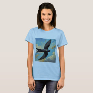 Camiseta Wanderer sin esfuerzo: Portait de Aves Swift color