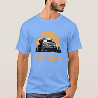 Camiseta Wanderlust Adventure Car Roadripravelee friends gi