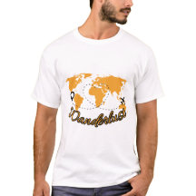 Camiseta Wanderlust | Camisa Gráfica de Mapa de Av