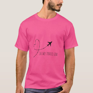 Camiseta Wanderlust en mi era de viaje avión viajero divert