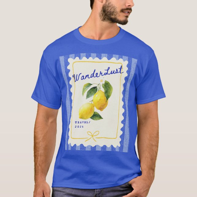 Camiseta Wanderlust Lemon Tee: Viajes con Estilo V (Anverso)