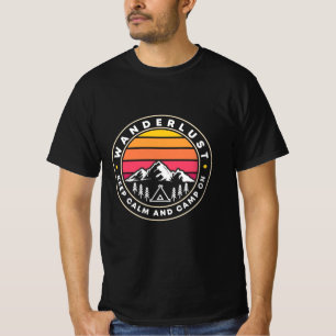 Camiseta Wanderlust Mantengan La Calma Y Acampen