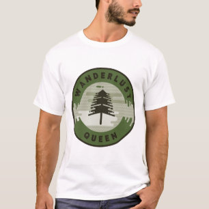 Camiseta Wanderlust Queen_editable Textos