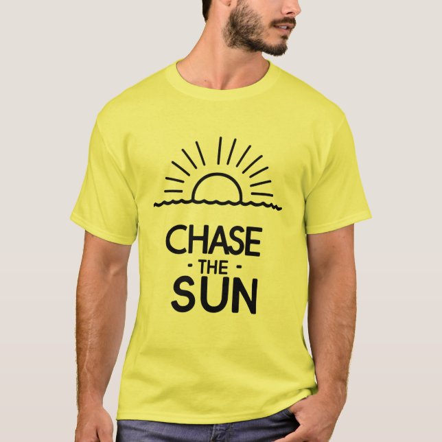 Camiseta Wanderlust Summer 'Chase The Sun' Graphic (Anverso)