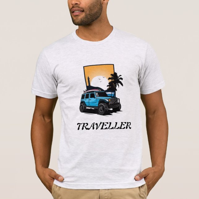 Camiseta "Wanderlust Tee - Explorar más allá de los límites (Anverso)