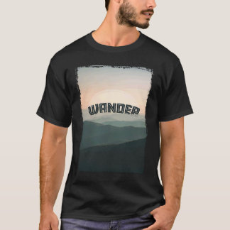 Camiseta Wanderlust Weekend Wanderer Aventura Montura