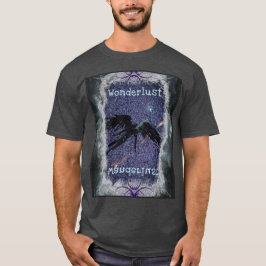 Camiseta WanderlustWonderlust figura volando en el espacio