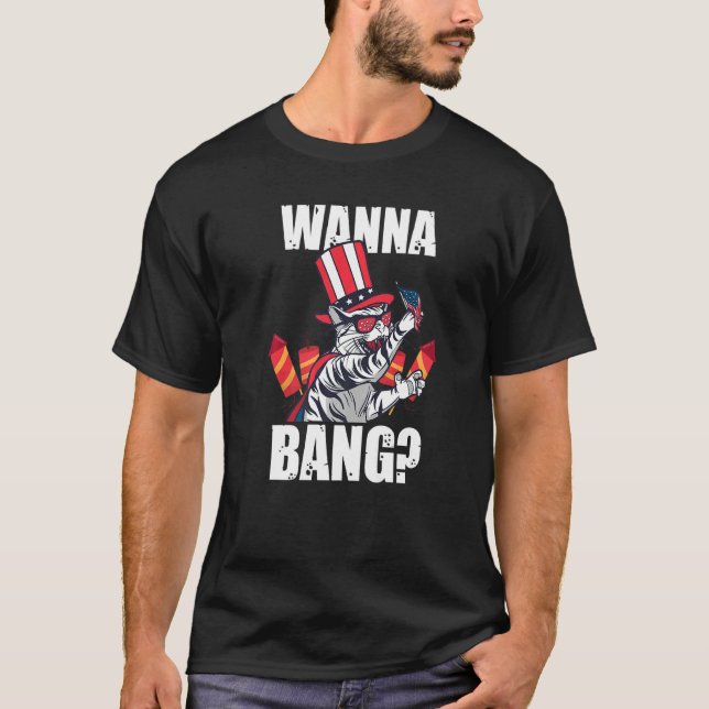 Camiseta Wanna Bang America Firework (Anverso)