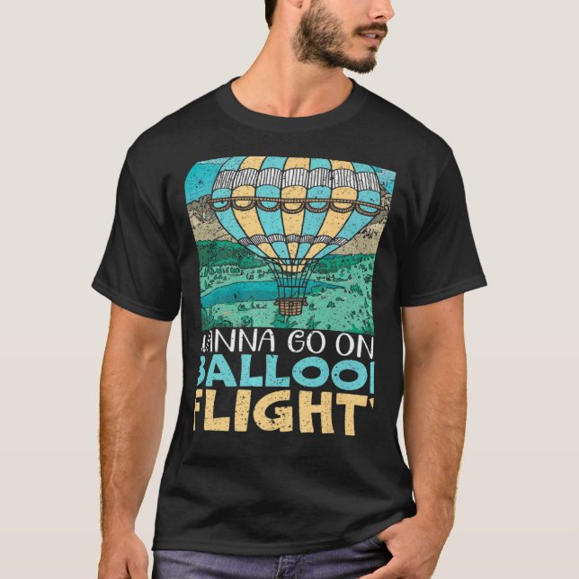 Camiseta Wanna Go On The Balloon Flight (Anverso)