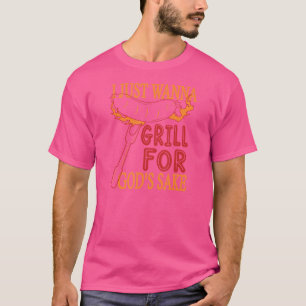 Camiseta Wanna Grill por el Ki de Cocina de Cocina de Cocin