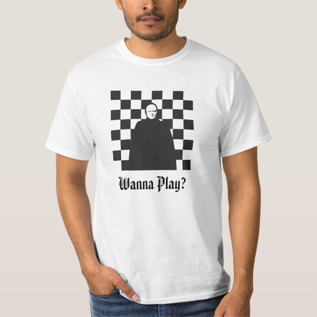 Camiseta Wanna Play? (Anverso)