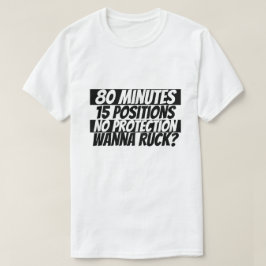 Camiseta Wanna Ruck Rugby Humor Black White