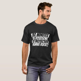 Camiseta Wanna Ruck Rugby Humor Black White