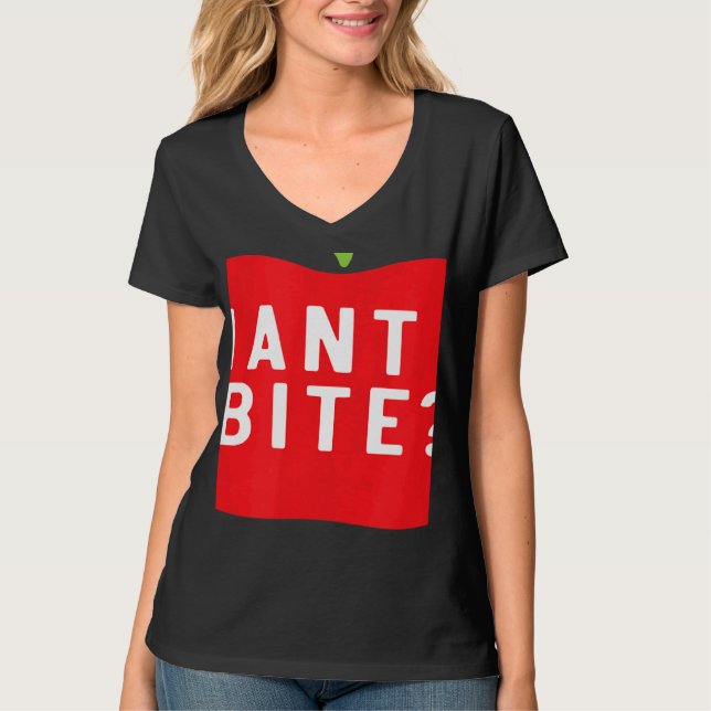 Camiseta Want A Bite Apple Picking Squad Apple Fruit  Apple (Anverso)