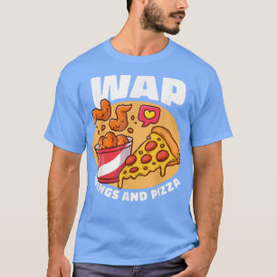 Camiseta Wap Wings And Pizza Chicken Wing 34925841