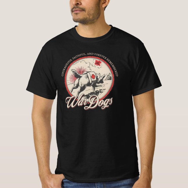 Camiseta War Dogs - WW2 First Aid Animals Tribute (Anverso)