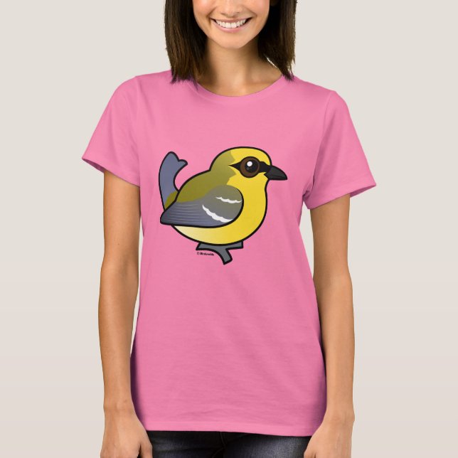 Camiseta Warbler de ala azul (Anverso)