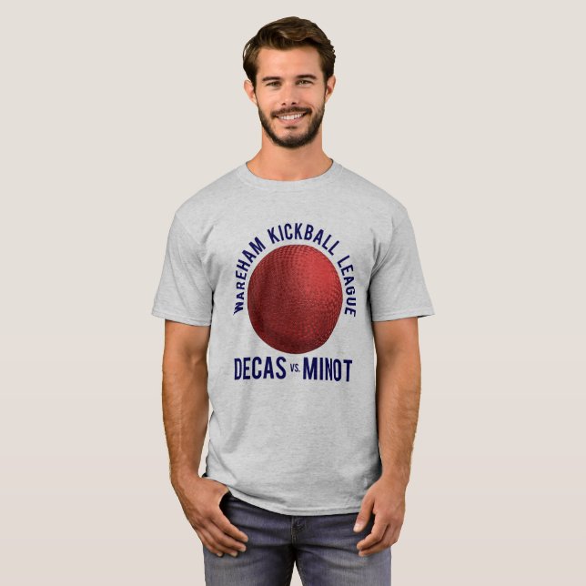 Camiseta Wareham Kickball League Tee (Anverso completo)