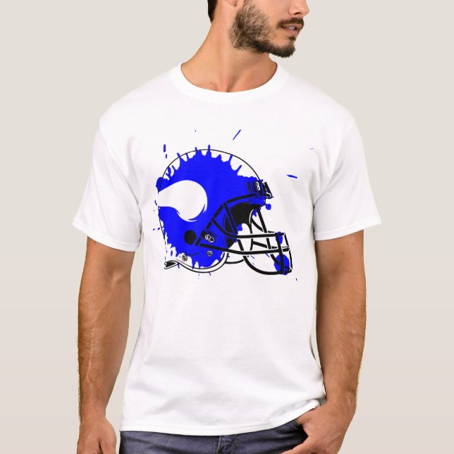 Camiseta Wareham Vikings Splash Helmet Tee (Anverso)