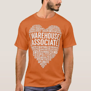 Camiseta Warehouse Associate Warehouse Associate Heart
