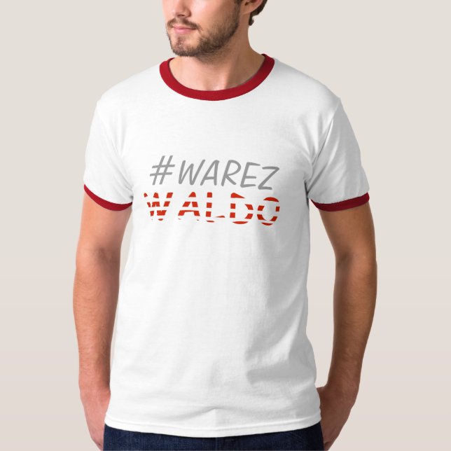 Camiseta #Warez Waldo (Anverso)
