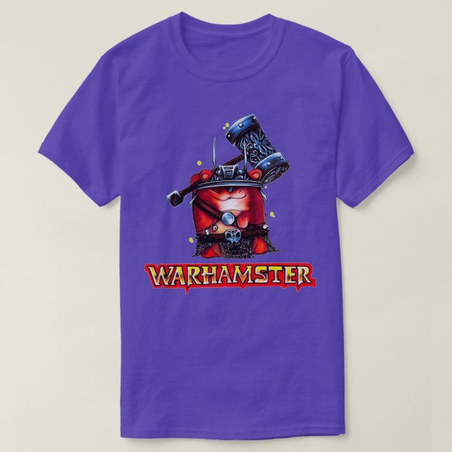 Camiseta ¡WarHamster!  (Diseño del anverso)