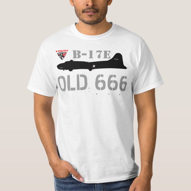 Camiseta Warkites B-17 Old666 (Anverso)